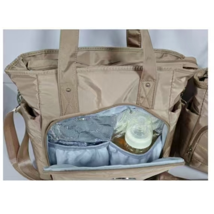 Mummy Bag, large-capacity backpack, new type of backpack for going out, Mummy and baby bag, insulated baby bottle, Mom bag Item Picture