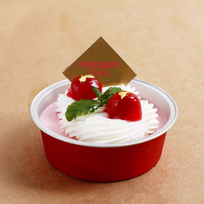 150毫升圆型铝箔杯牛乳盒配盖细节图