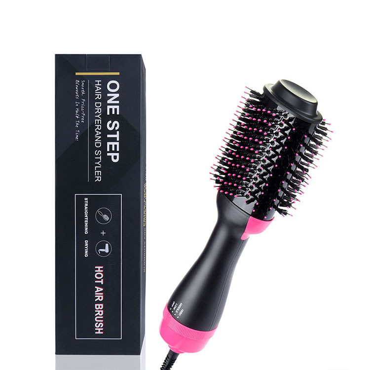 Cross-border new product negative ion hair care, voluminous and hot air comb, two-in-one automatic curling and straightening hair dryer, air-blowing comb in stock Application Scenario