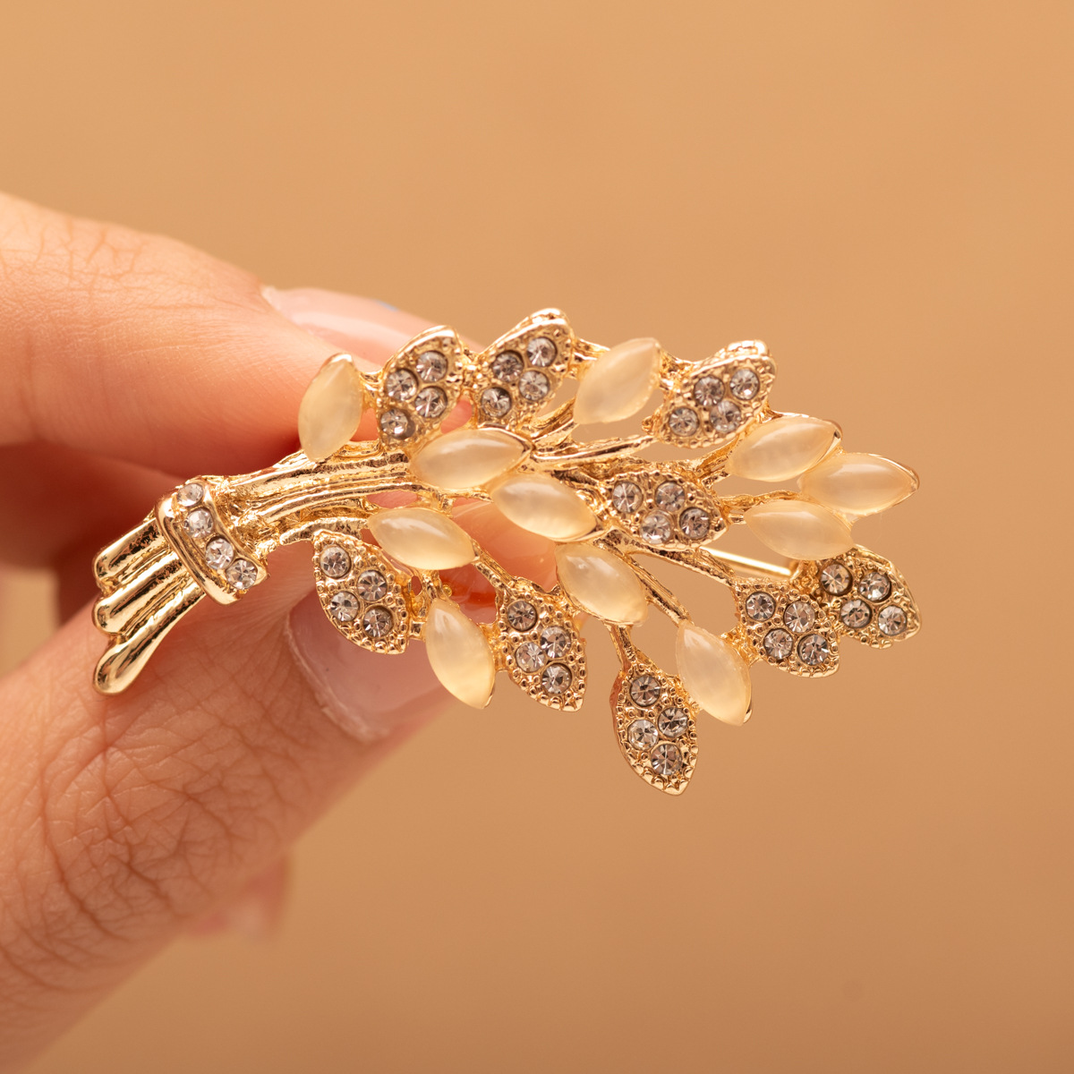 胸针/徽章/金属徽章/珍珠胸花配件/胸针圣诞细节图