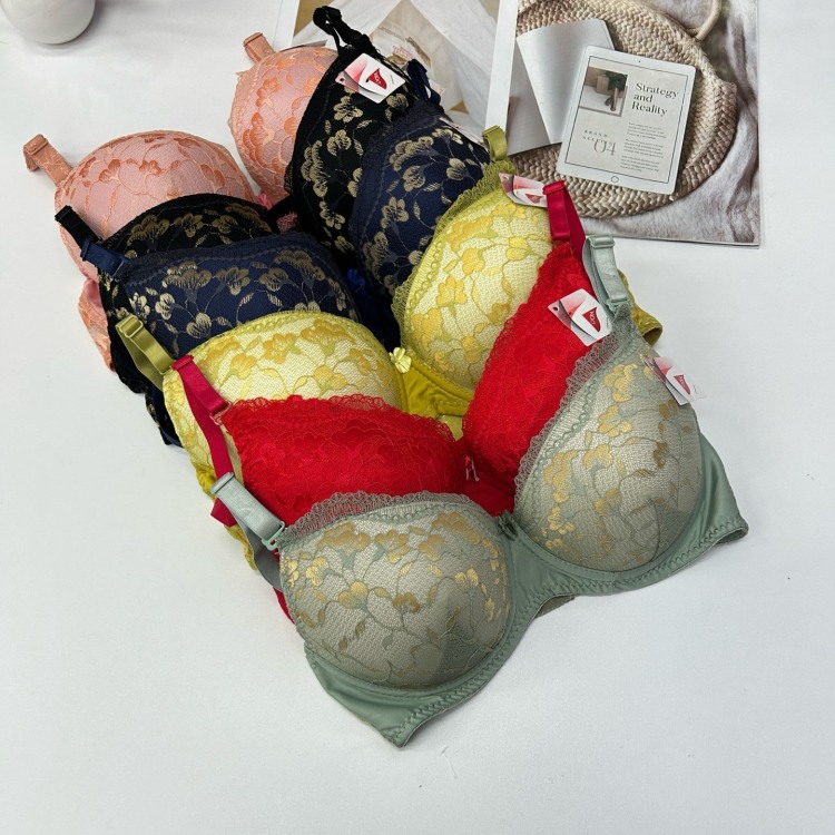 185# Export African large-sized bras in solid color with gold embossed lace patterns, cup-shaped bras, gathering sexy and interesting bras, underwear QNI Application Scenario