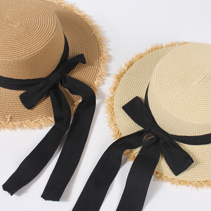 Cross-border wide-brimmed straw hats, custom-made outdoor sun protection hats, high-end style papyrus wide-brimmed straw hats Specification drawing