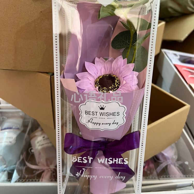 仿真花/毛线钩织/毛线钩织品/簪花/毛线花白底实物图