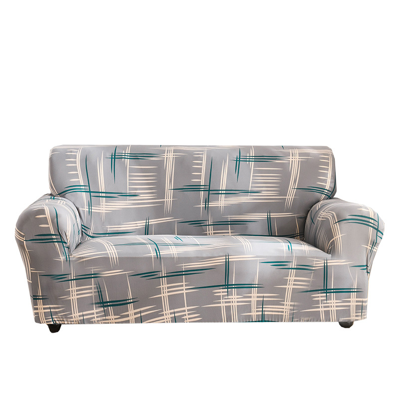 【 Elsie 】 Wholesale of printed sofa covers, cross-border all-inclusive dust-proof seat cushions, elastic all-season fabric Item Picture