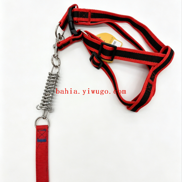 红色可爱宠物牵引绳狗绳宠物用品宠物牵引绳