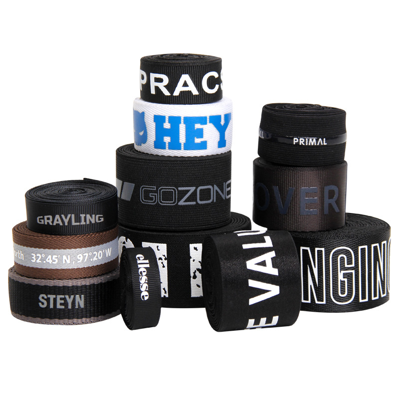 Customized logo printing, hand-printed curves, silicone letter shapes, and processing of children's clothes with elastic bands and webbing