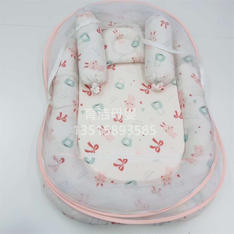 Baby mosquito net, crib, infant bed, middle bed, portable crib for newborns, baby shaping pillow, infant and toddler Application Scenario