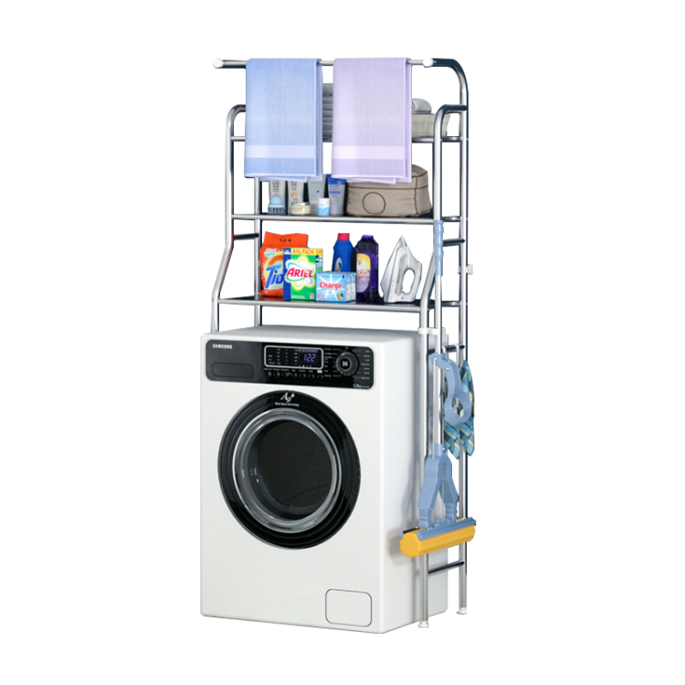 Floor-standing toilet without drilling holes, toilet bowl frame, storage rack, bathroom, washing machine, simple storage rack Item Picture