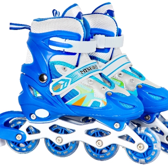 Roller skates for children, beginners, single-row roller skates, boys' and girls' roller skates, roller skates for little girls, adjustable Item Picture