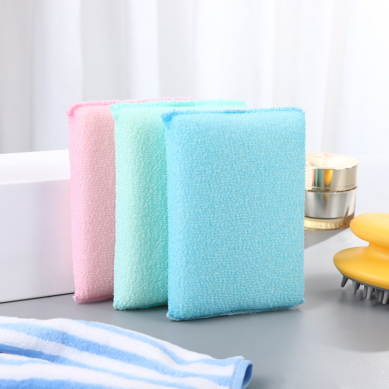 洗碗巾/洗碗抹布棉/丝瓜抹布/厨房抹布全棉/工业金刚砂百洁布细节图