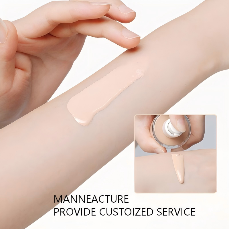OEM/ODM fundación líquida fabricante suministro directo personalizable efecto cosmético mate ligero efecto cosmético de marca propia productos de maquillaje - 4