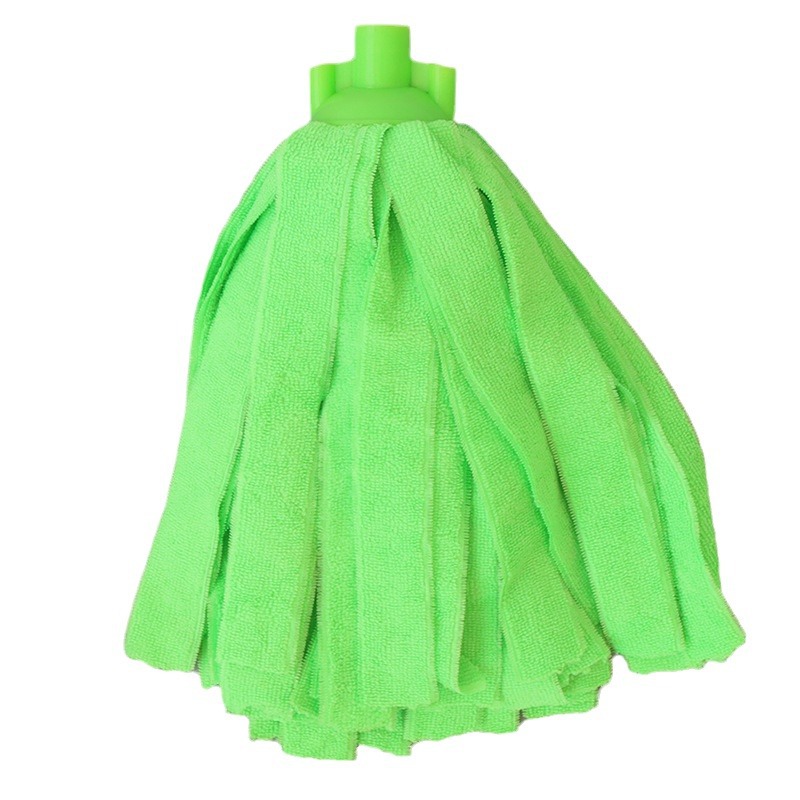 The factory produces floor mops, household green towel mops that spin dry, replaceable head water-absorbing mops, and small round head mop heads Application Scenario