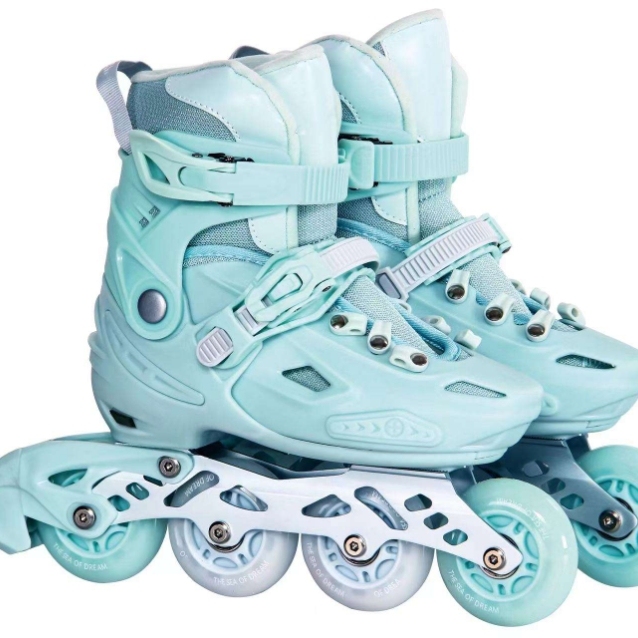 Children's adjustable roller skates, beginner's single-row roller skates and roller skates