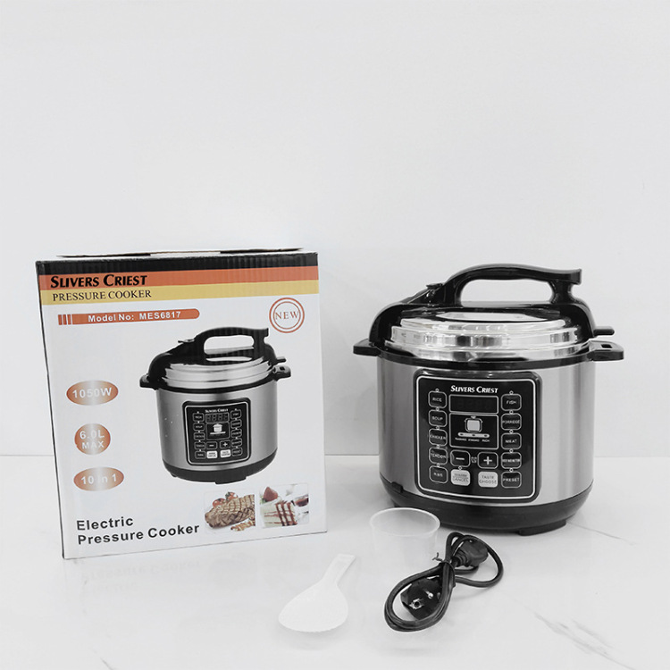 6LPressure cooker (intelligent version) 压力锅（智能款）跨境