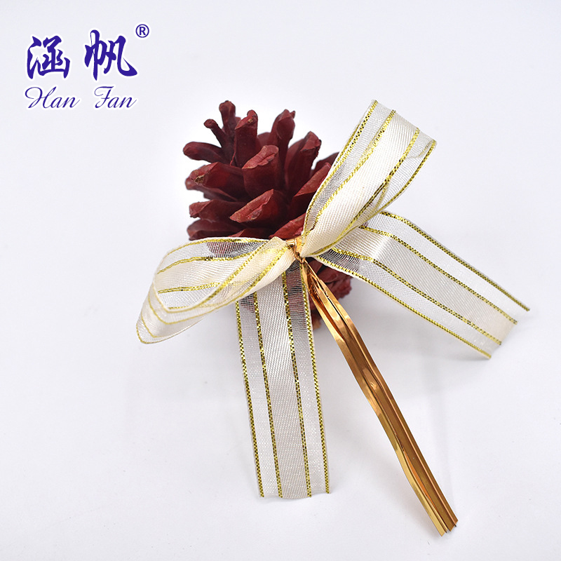 手工蝴蝶结金条扎丝蝴蝶结印花领结蝴蝶结红色花手工小花厂家直销