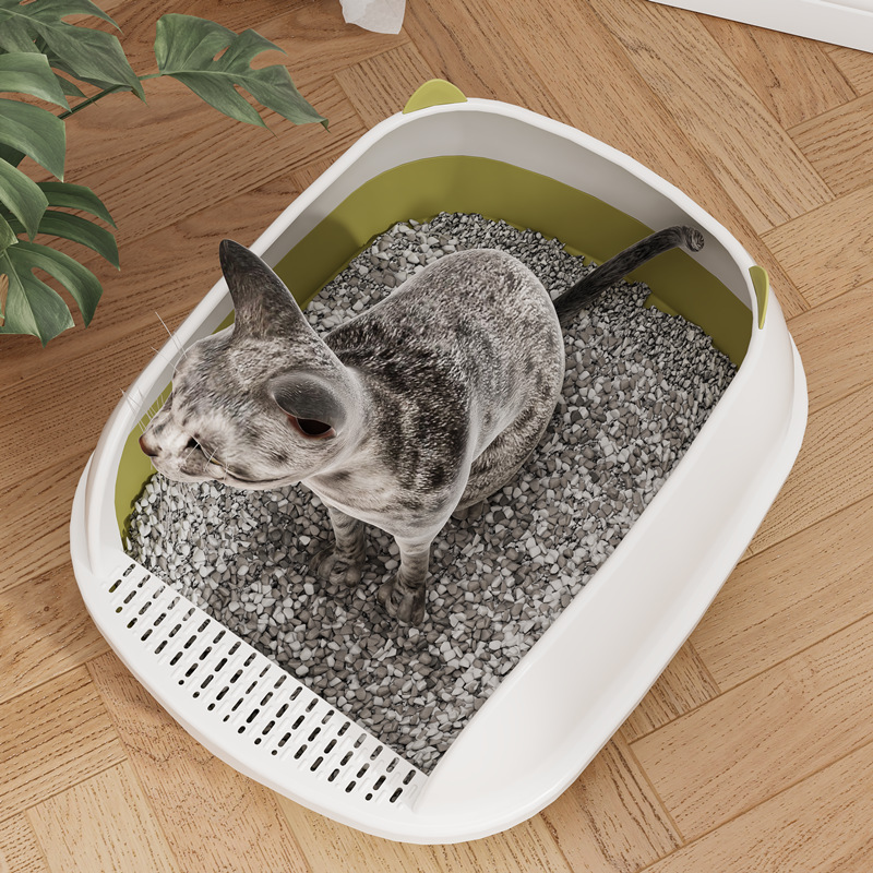 Smart cat litter box with bag, jasmine cat litter box, 180g cat litter box, cat supplies Specification image