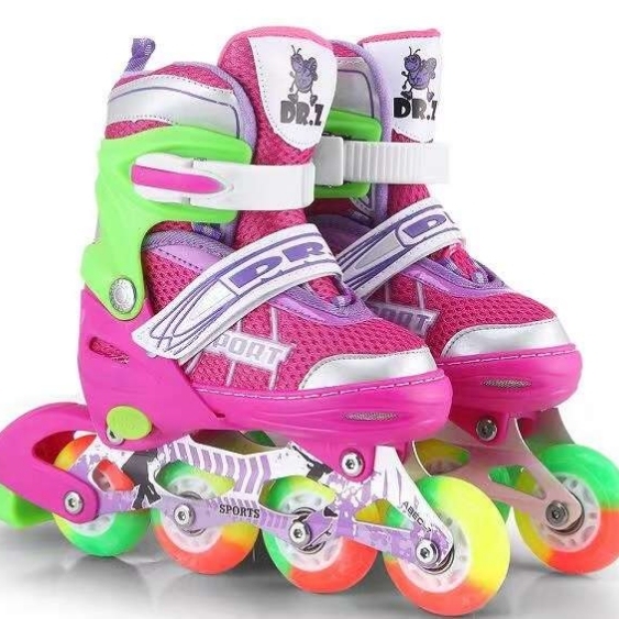 Beginner roller skates, adult boys and girls, full flash roller skates, professional children's roller skates