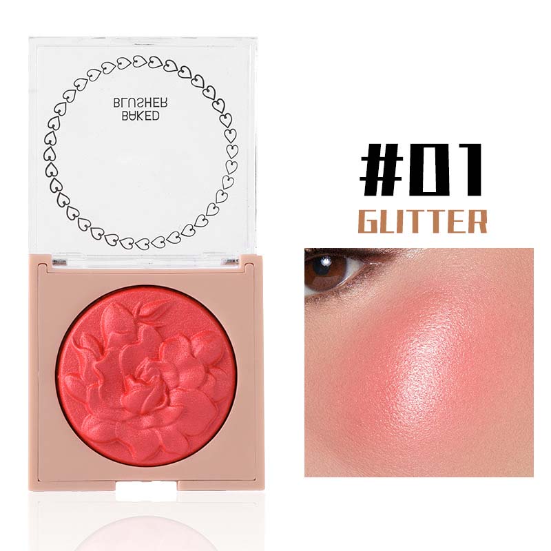 Rose blush, pearlescent light color-changing cream, European-style makeup, high-gloss contouring, creating a natural look Application Scenario