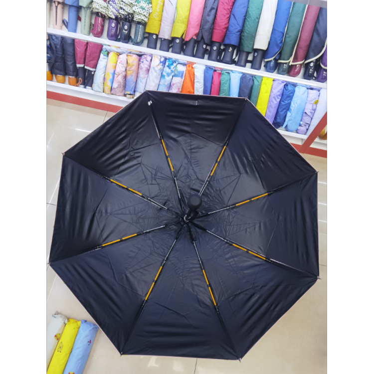 Fully automatic folding umbrella, black rubber UV protection, ladies' little yellow duck automatic umbrella, short-handled, all-weather and all-weather sunshade umbrella Item Picture