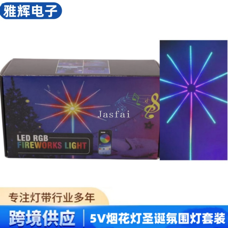 led smoke lantern 5V light strip set, APP voice-controlled USB chasing light, music festival atmosphere light, running horse light strip Application Scenario