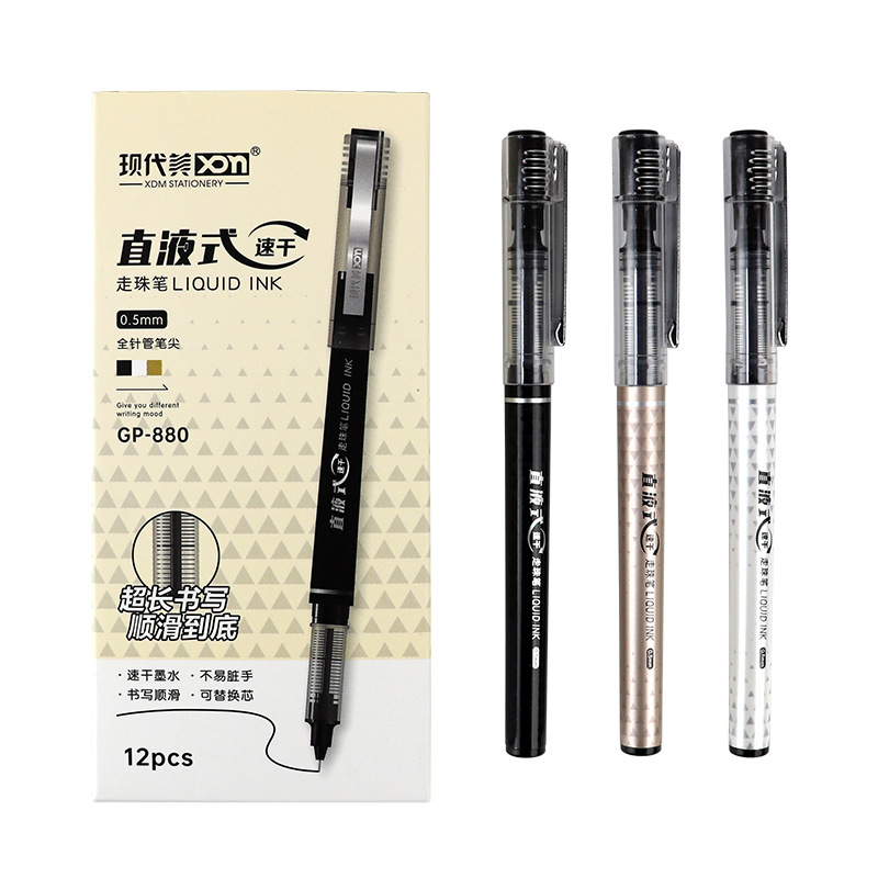 Hyundai beauty 880 straight liquid office student pluma neutra juneng escribir pluma de examen firma de fábrica venta directa Application Scenario