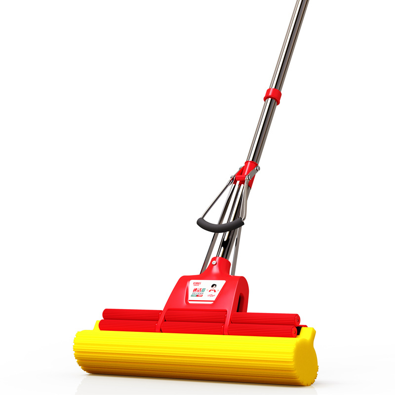Good Wife Sponge Mop for home use 2026, new bathroom water-absorbing rubber cotton head, large size, one-mop clean, no need for hand washing cloth Application Scenario