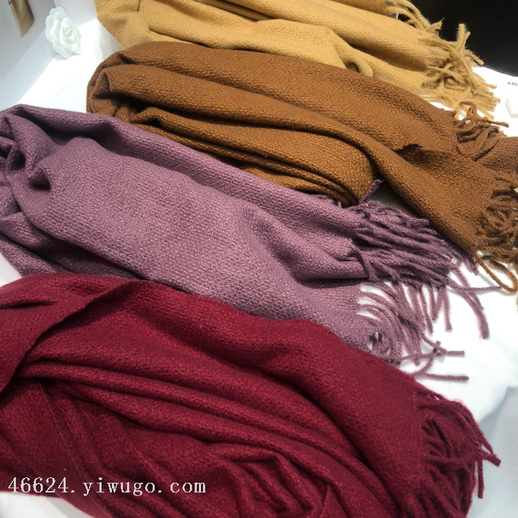Cross-border scarf wholesale e-commerce live streaming supply chain supply 39 monochrome series, plain Oreo Application Scenario