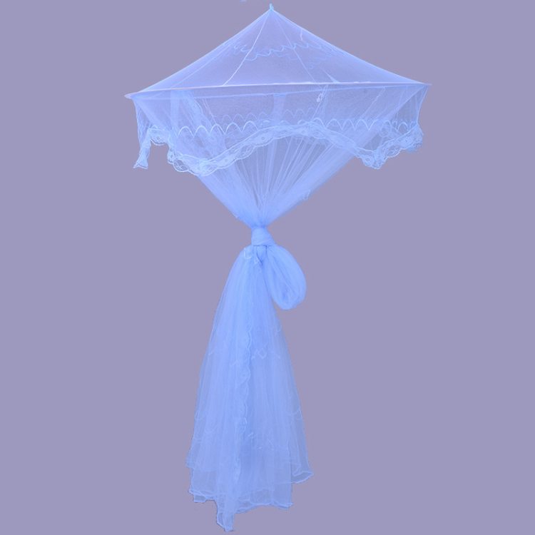 Summer mosquito nets, adult mosquito nets, round curtains, ceiling seams, large round mosquito nets, lace trim, factory direct sales, wholesale and customization details Picture