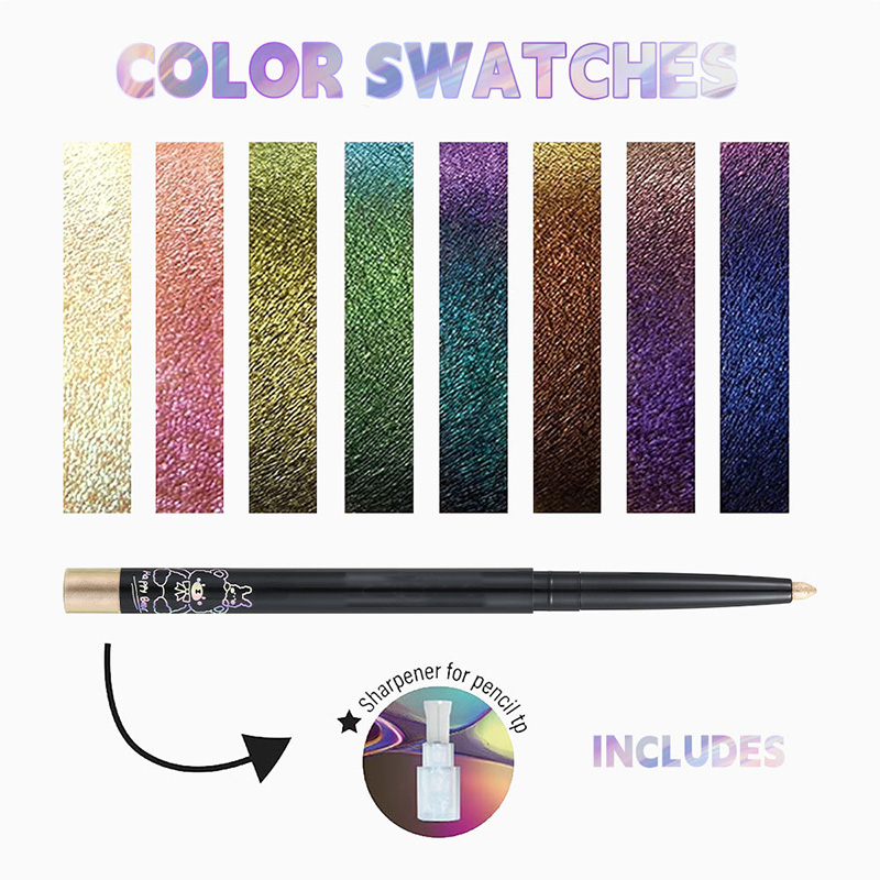 OEM/ODM factory custom wholesale high-quality small-batch custom eyeliner gel pens made of silk, waterproof, sweat-proof, oil-proof and long-lasting