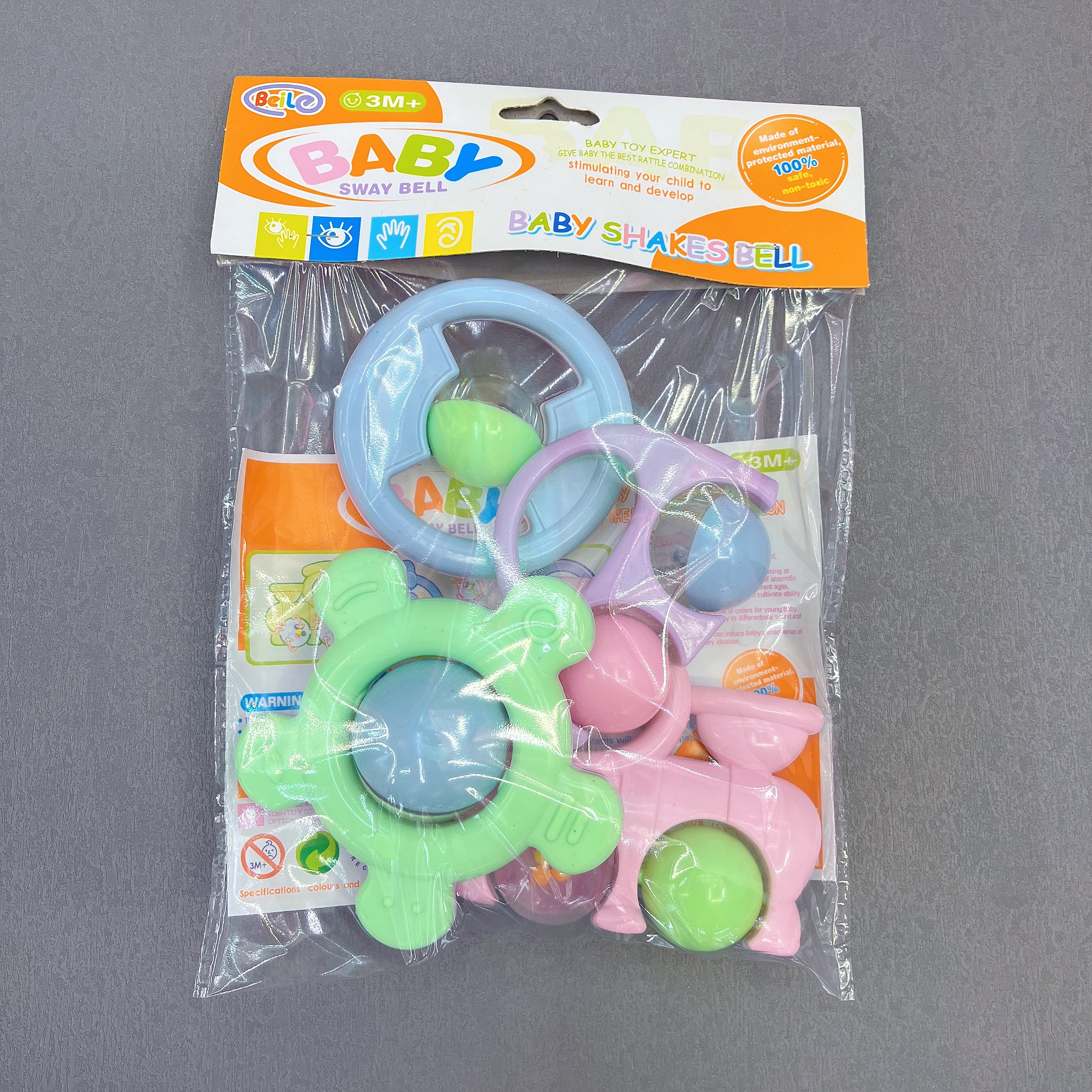 Infant and toddler rattle, mother and baby, children's toys, baby fun rattle