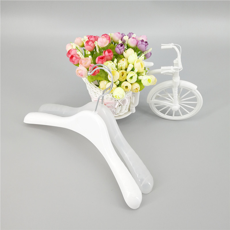 厂家直销儿童白色衣架防滑塑料加厚宝宝小孩多彩服装店童装衣服挂