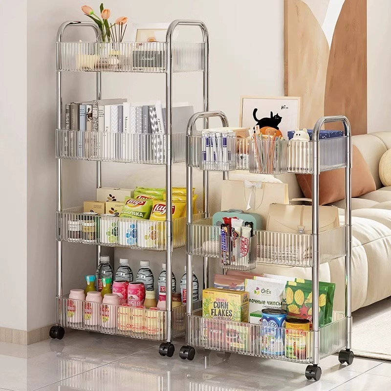 Metal storage rack trolley, outdoor camping rider, shopping cart, folding grocery cart, multi-functional portable storage rack, home storage products