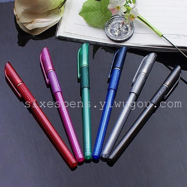 24彩色荧光笔 水粉笔 闪光笔 黑卡笔 中性笔细节图