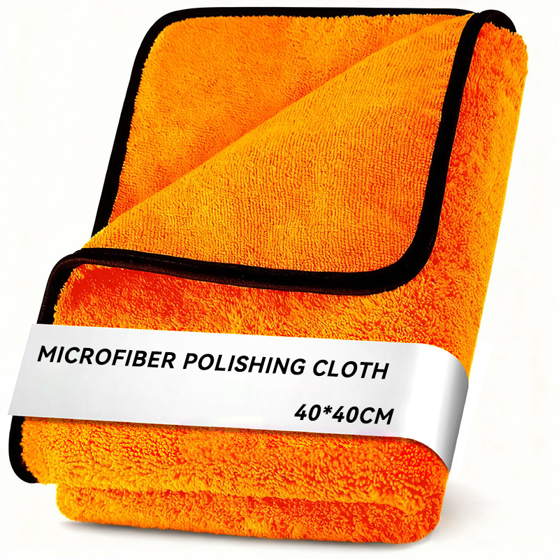 Amazon car drying towel, ultra-fine fiber mirror cleaning cloth, thickened high and low wool absorbent car wash cloth Application Scenario