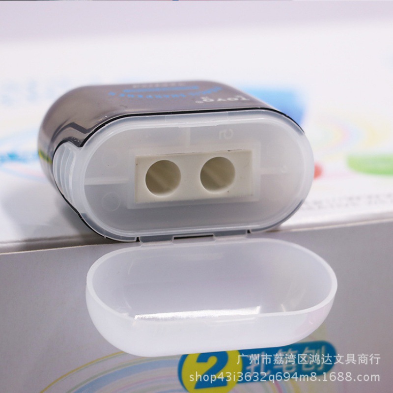 Double-hole pen sharpener, pencil sharpener, roller sharpener, student pen sharpener manufacturer