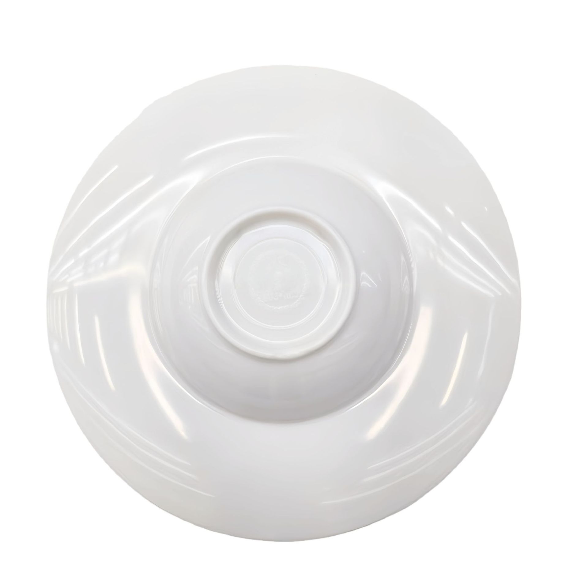 White melamine platter tableware, porcelain plate, dinner plate 12-piece home set Application Scenario