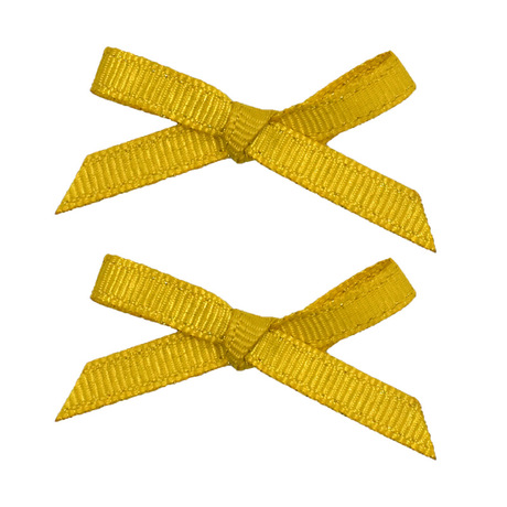 Customized gold weft threaded tape, 0.6CM wide ribbon, small size hand-tied bow, 2 minutes ribbed gold weft tape, colorful ribbon Application Scenario