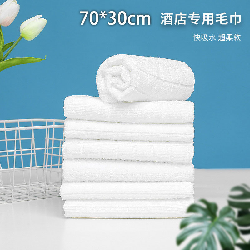 Disposable white bath towel, absorbent for beauty salons, thickened square towel for bathing and foot massage in hotels and guesthouses details Picture
