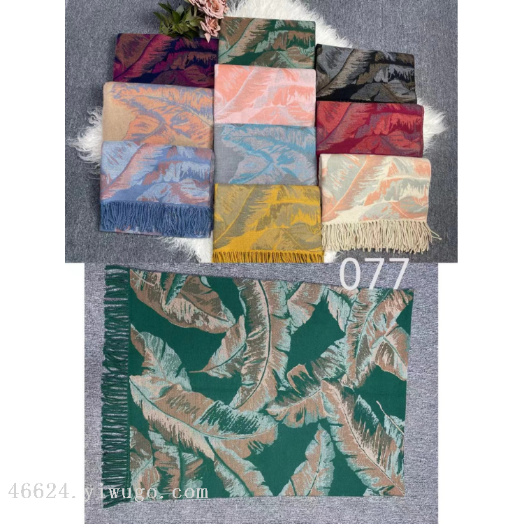 New order style cross-border scarf wholesale, core-spun yarn, flower e-commerce live streaming supply chain details Picture