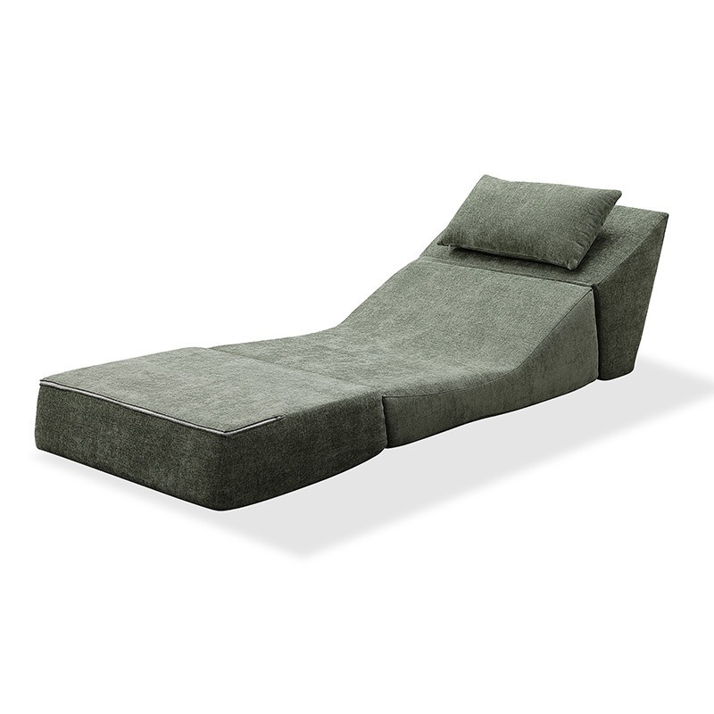 Foldable small sofa bed, tatami bed, dual-purpose single children's room, bedroom, home leisure chair, compression sofa