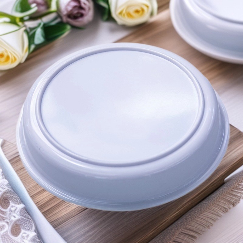 平盘盘子10寸/密胺拼盘/盘子/密胺/饺子盘细节图