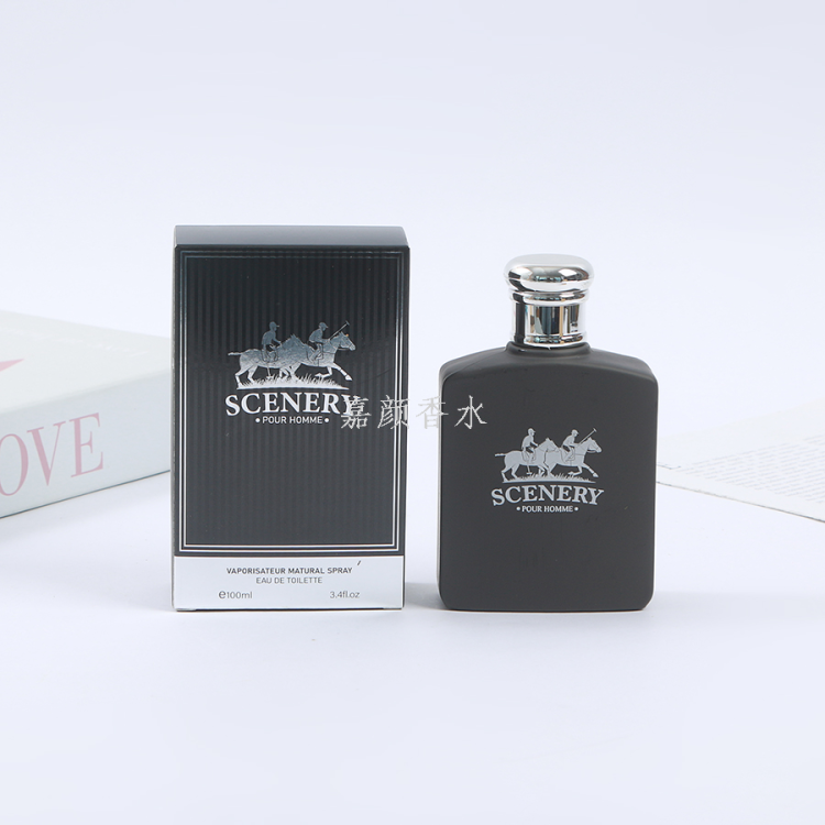 Escenery hombre botella de perfume conjunto botella dividida botella de viaje cuidado de la piel contenedor de cabeza redonda portátil