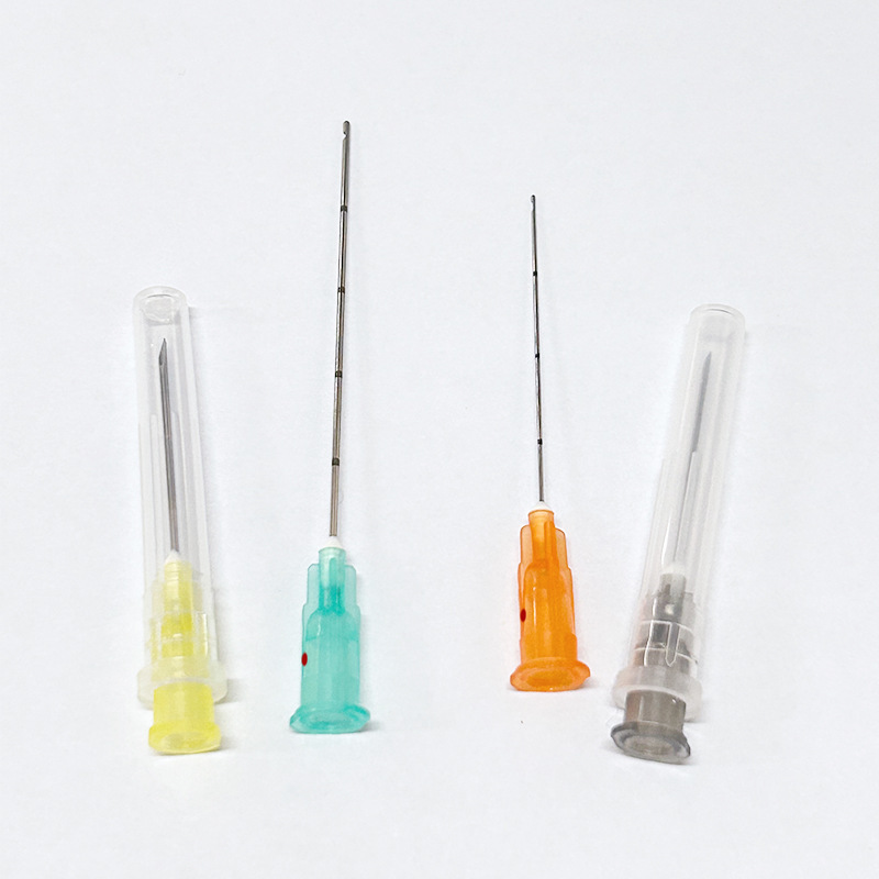 Medical blunt needle 18/21/22/25/27G30G disposable subcutaneous microcannula with scale stainless steel blunt needle details Picture