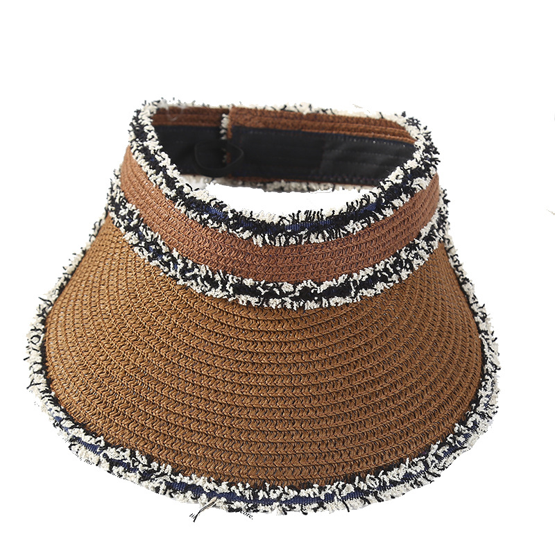 New style of Instagram summer and autumn casual sun hat, the same as the popular female influencers. Trendy denim fringed factory wholesale Application Scenario