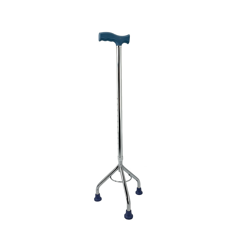 Elderly walking stick, anti-slip walking stick for the disabled, four-legged multi-functional walking stick for the elderly, telescopic four-corner aluminum alloy walking stick Specification drawing
