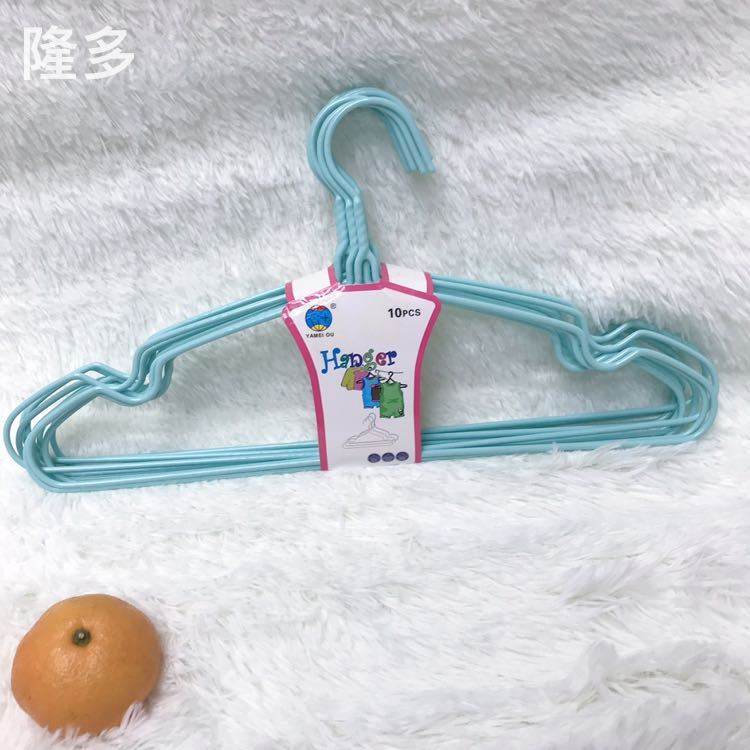 0066 Iron hanger, plastic hanger, girls' hanger, dormitory hanger, anti-slip hanger Item Picture