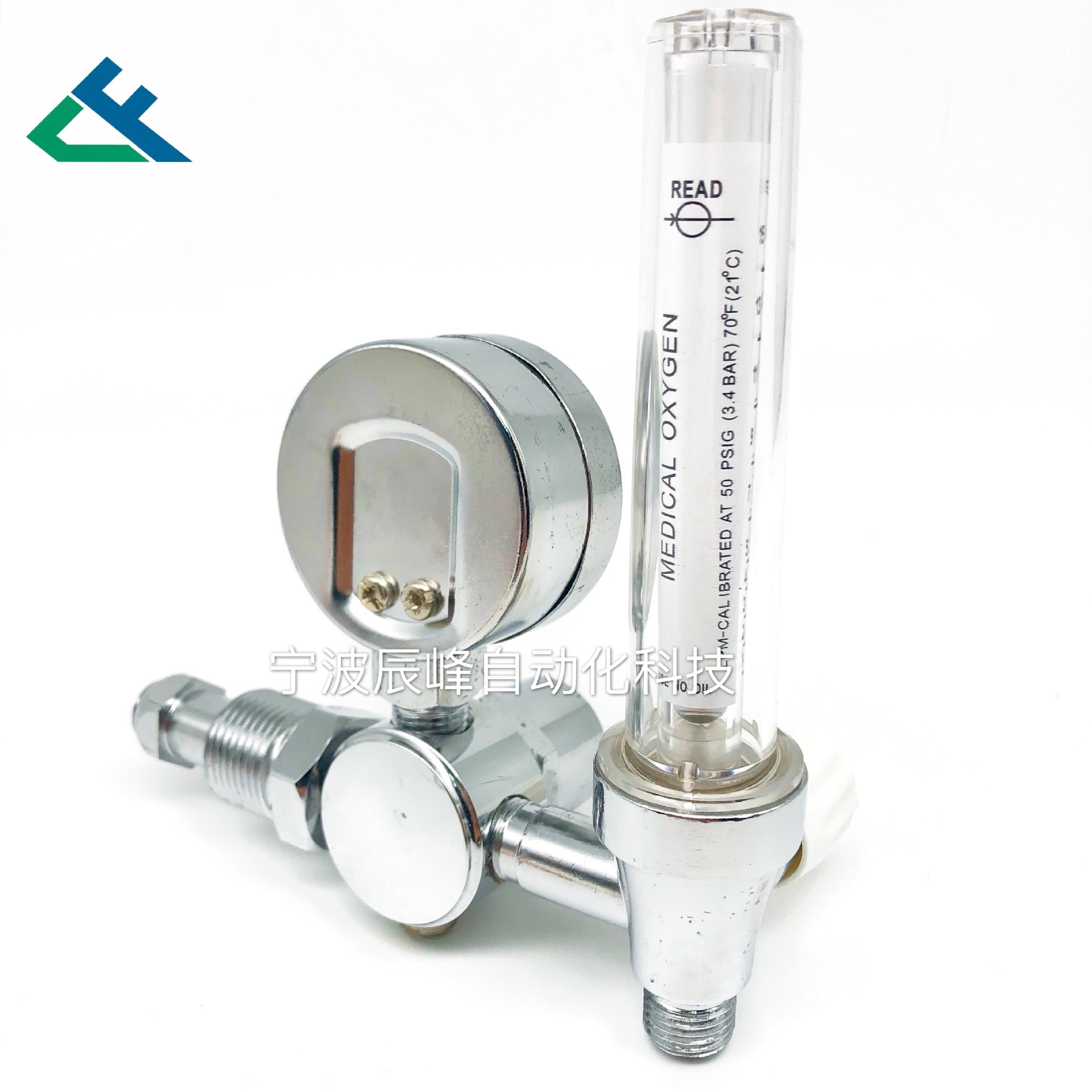 G5/8 external tooth oxygen gauge, oxygen pressure reducer, medical oxygen inhaler Specification image