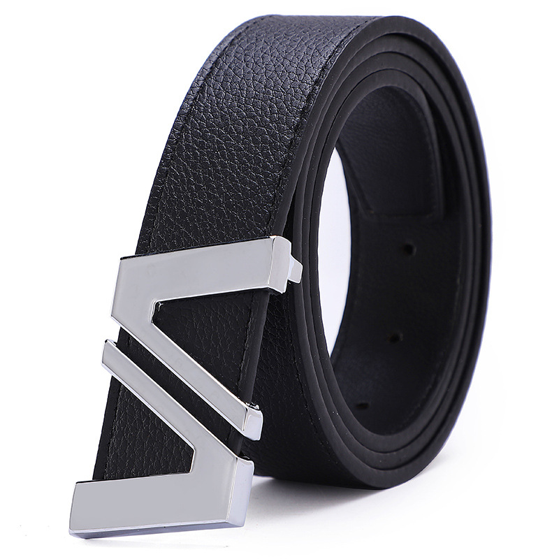 Smooth buckle belt, simple and versatile Korean fashion casual Korean-style trendy jeans, women's belt decoration Application Scenario