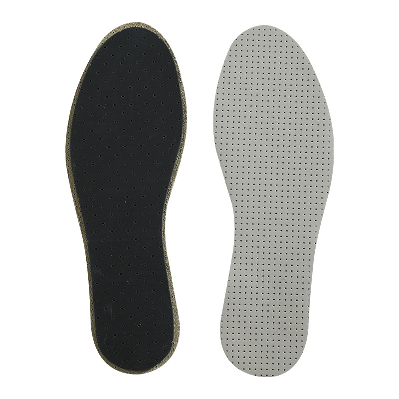 Men's breathable, sweat-absorbing, deodorizing, shock-absorbing and anti-slip genuine leather sports and casual insoles for spring and summer Application Scenario