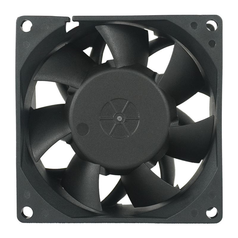 GX8038直流12/24V滚珠轴承轴流风机8038散热冷却风扇排气扇